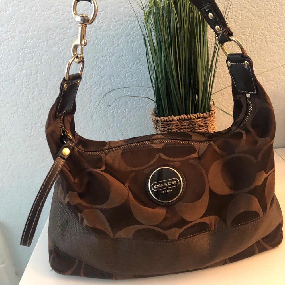 Brown Coach purse